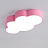 Светодиодные потолочные светильники в форме облака CLOUD Белый Малый (Small) фото 6