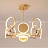 Серия потолочных светодиодных светильников с дисковидными плафонами разного диаметра Trudy 6 золото фото 20