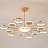 Серия потолочных светодиодных светильников с дисковидными плафонами разного диаметра Trudy 8 золото фото 22