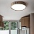 Светодиодный потолочный светильник в американском стиле RANGE 3 57 см  Каштановый фото 4