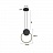 Серия подвесных светильников геометрической формы с led-подсветкой по внутреннему контуру MITCH кольцо белый фото 3