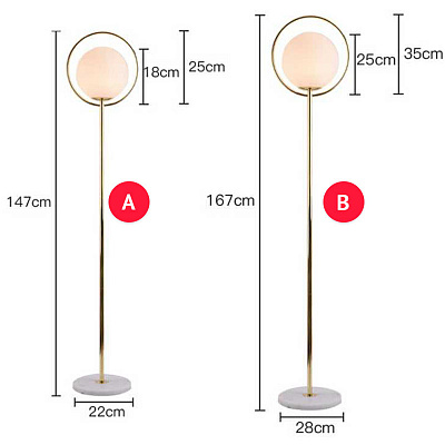 Торшер Gold Globe Floor фото 3