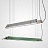 Светодиодный подвесной светильник BOOK 1 95 см  Зеленый фото 2