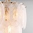 Интерьерная люстра со стеклянными подвесами в виде листьев PLUMAGE 60 см   фото 8
