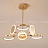 Серия потолочных светодиодных светильников с дисковидными плафонами разного диаметра Trudy 6 золото фото 12
