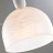 Серия подвесных светильников с разнотипными фигурными плафонами округлой формы из белого мрамора MIEL C фото 11