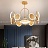 Серия потолочных светодиодных светильников с дисковидными плафонами разного диаметра Trudy 6 золото фото 16