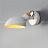 Настенный светильник бра с поворотным плафоном СерыйС выключателем фото 19