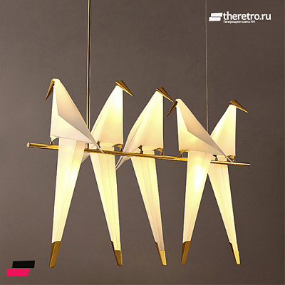 Moooi Perch Light Branch 3 плафона  фото 4