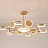 Серия потолочных светодиодных светильников с дисковидными плафонами разного диаметра Trudy 12 золото фото 15