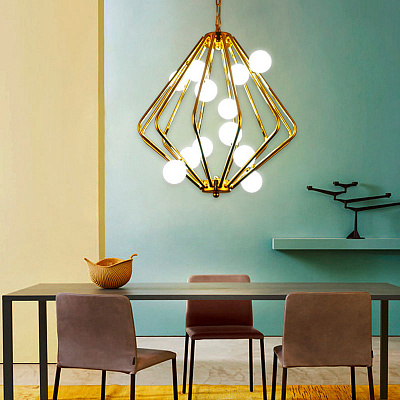 Lindsey Adelman Cherry Bomb Cage Chandelier CB.29.01 фото 11