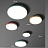 Цветной круглый плоский светодиодный светильник DISC COLOR 40 см  Серый фото 7