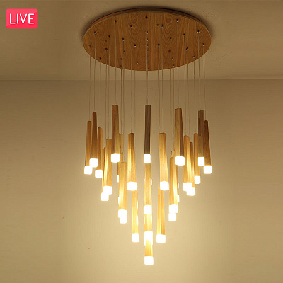 Wooden Glowworm Round фото 6