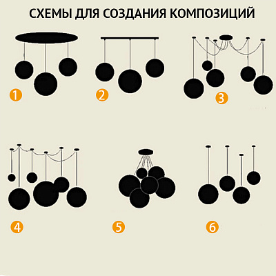 Светильник Selene Gold 30 см   фото 3