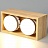 Накладной светодиодный светильник с деревянным корпусом 10W6000K фото 7