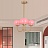 Подвесной светильник Pearl LED Chandelier Розовый фото 9