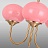 Подвесной светильник Pearl LED Chandelier Розовый фото 7