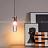 Подвесной светильник с цилиндрическим плафоном из хрусталя с декоративной пузырьковой гравировкой белого цвета GESINA фото 6