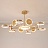 Серия потолочных светодиодных светильников с дисковидными плафонами разного диаметра Trudy 12 золото фото 27