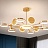 Серия потолочных светодиодных светильников с дисковидными плафонами разного диаметра Trudy 6 золото фото 10