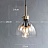 Серия подвесных светильников с прозрачными шарообразными плафонами в разновидных стеклянных абажурах VAPPE B фото 3