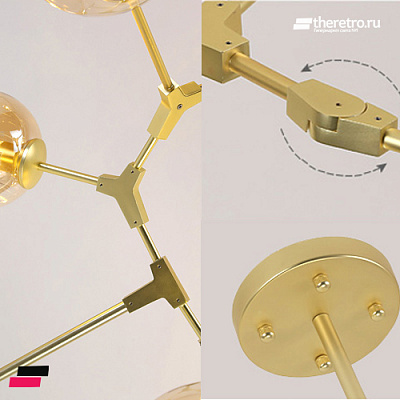 Lindsey Adelman Branching Bubble Chandelier фото 17