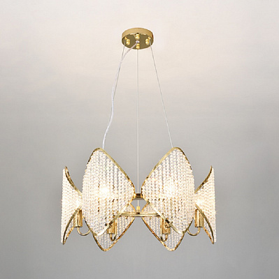 Люстра Ritz Crystall Leaf Chandelier фото 8