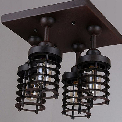 Industrial Edison Squad Lamp фото 6