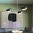 Лаконичная потолочная люстра в скандинавском стиле LANT 2 плафон Черный Хром фото 11