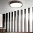 Светодиодный потолочный светильник в американском стиле RANGE 3 42 см  Каштановый фото 5