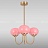Подвесной светильник Pearl LED Chandelier Розовый фото 12