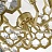 Дизайнерская люстра с декором из стеклянных кристаллов HONIG 3 плафона  фото 10