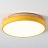 Светодиодные плоские потолочные светильники KIER WOOD 40 см  Желтый фото 24