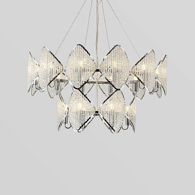 Люстра Ritz Crystall Leaf Chandelier фото 12