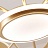 Серия потолочных светодиодных светильников с дисковидными плафонами разного диаметра Trudy 12 золото фото 19