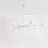 Большая светодиодная люстра в стиле минимализм LOKA Белый C фото 3