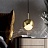 Серия подвесных светильников с шарообразным плафоном и металлическими створками FLORIS B фото 11
