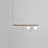 Минималистский дизайнерский светильник с плафонами в форме шаров BARRA фото 5