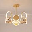 Серия потолочных светодиодных светильников с дисковидными плафонами разного диаметра Trudy 8 золото фото 23