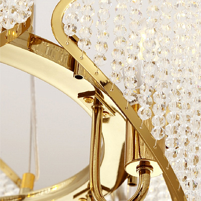 Люстра Ritz Crystall Leaf Chandelier фото 10