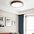 Светодиодный потолочный светильник в американском стиле RANGE 3 72 см  Каштановый фото 10