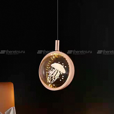 Подвесной светильник Modern Crystal Ball Wall Lamp фото 16